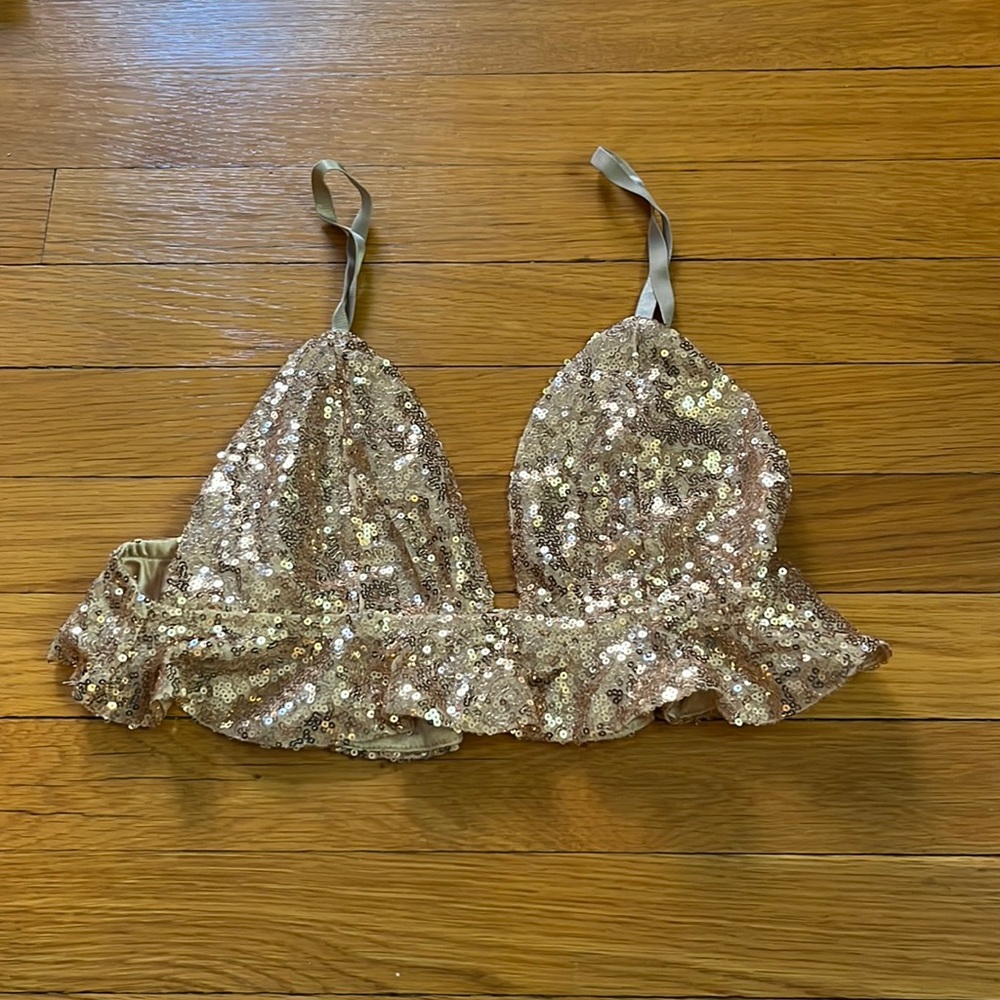 Sparkly crop top
